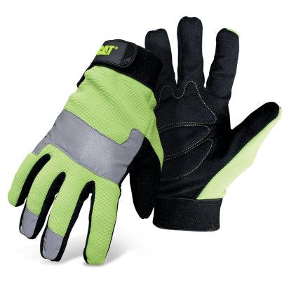 CAT High Visibility Padded Palm Utility With Adjustable Wrist